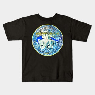 The spearfishing in the sea Kids T-Shirt